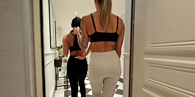 Danika meets my personal trainer - Hot post workout